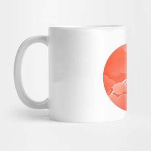 Rocket in Red Sky Mug